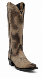JD0034 Suede Tall Retro Boot