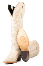 Jenny Tall Wide Calf Snip Toe Cowgirl Boot