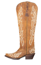 Jenny Tall Wide Calf Snip Toe Cowgirl Boot