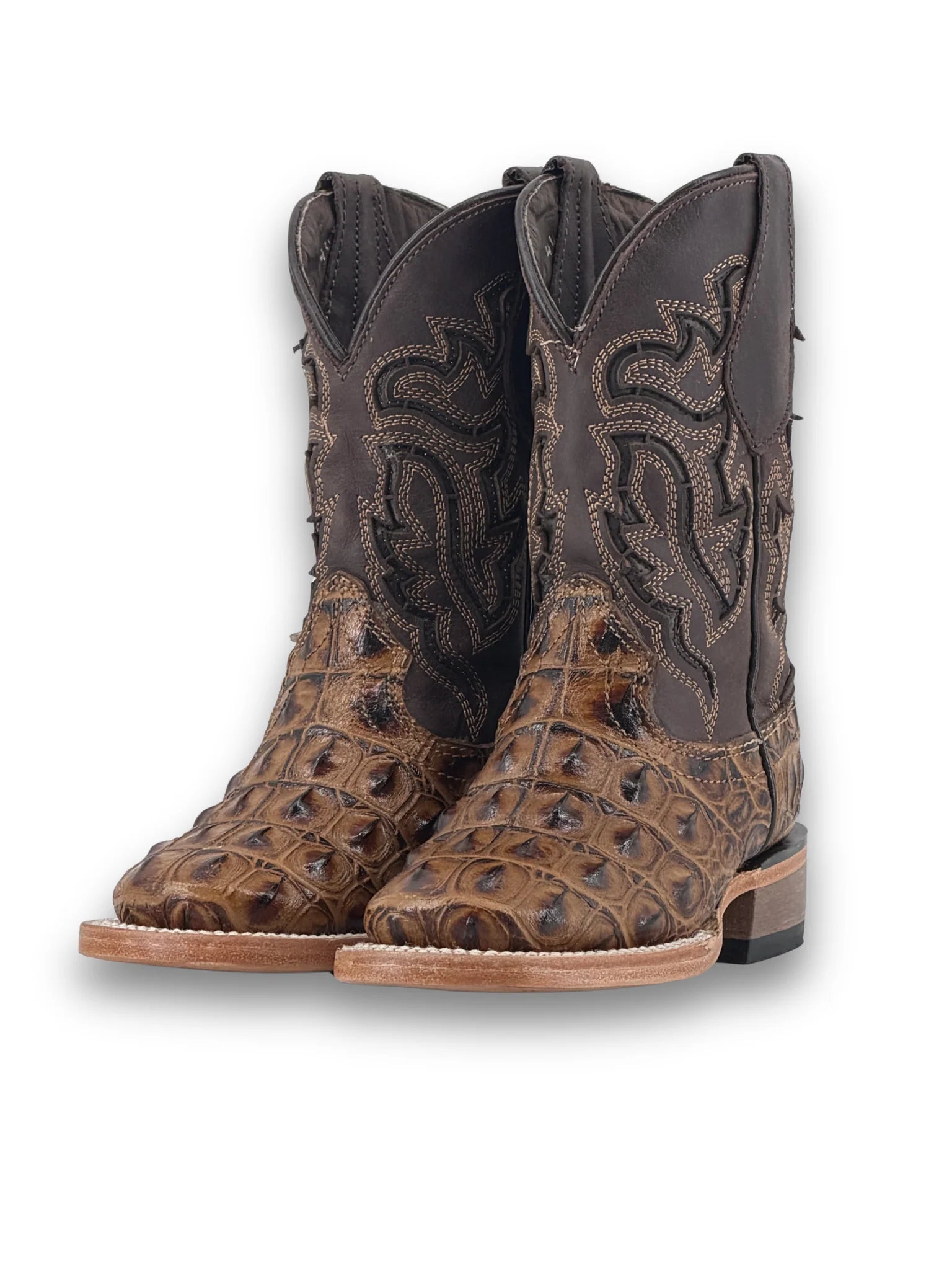 Little Bruce Caiman Hornback Boy Boot