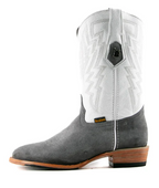 Maverick Roughout Round Toe Cowboy Boot