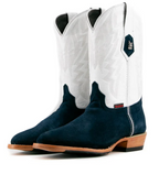 Maverick Roughout Round Toe Cowboy Boot