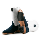 Maverick Roughout Round Toe Cowboy Boot