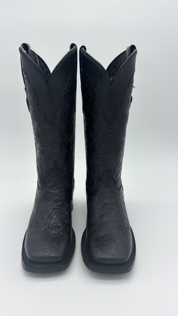 Mila Tooled Square Toe Cowgirl Boot