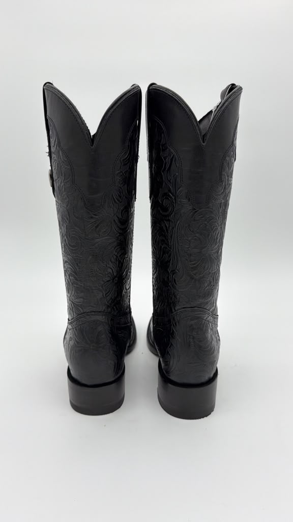 Mila Tooled Square Toe Cowgirl Boot