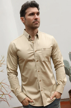 Platini Modern Fit Stretch Long Sleeve Dress Shirt
