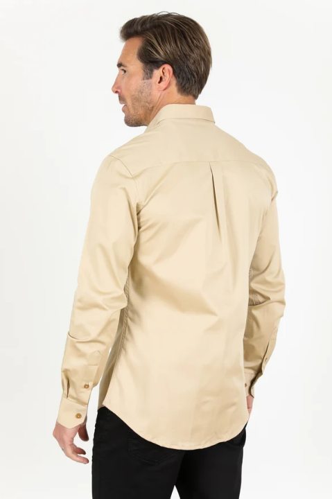Platini Modern Fit Stretch Long Sleeve Dress Shirt