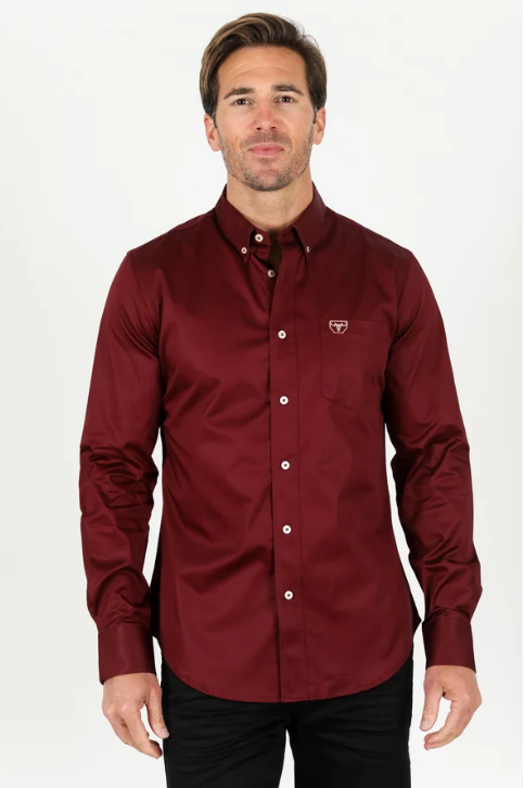 Platini Modern Fit Stretch Long Sleeve Dress Shirt