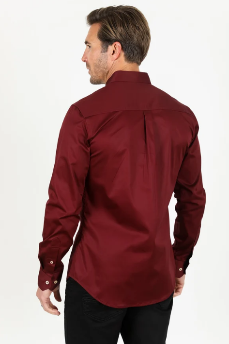 Platini Modern Fit Stretch Long Sleeve Dress Shirt