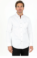 Platini Modern Fit Stretch Long Sleeve Dress Shirt