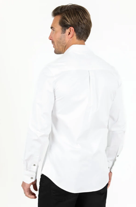 Platini Modern Fit Stretch Long Sleeve Dress Shirt