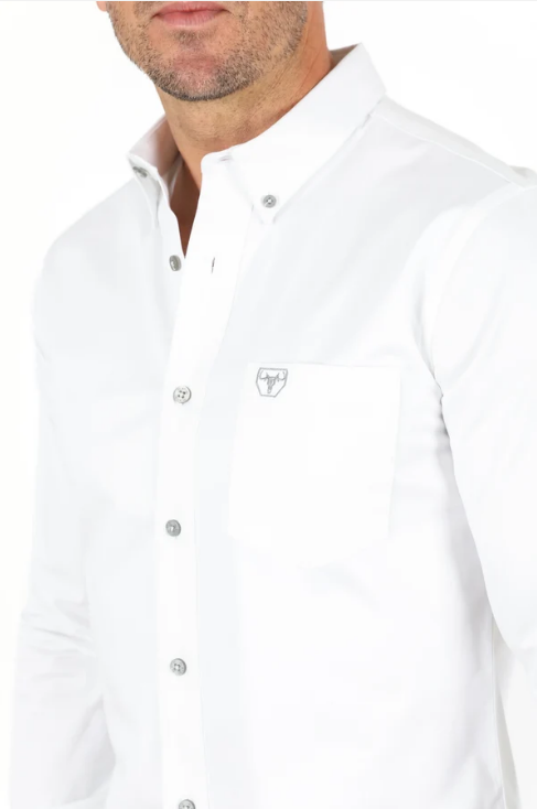 Platini Modern Fit Stretch Long Sleeve Dress Shirt