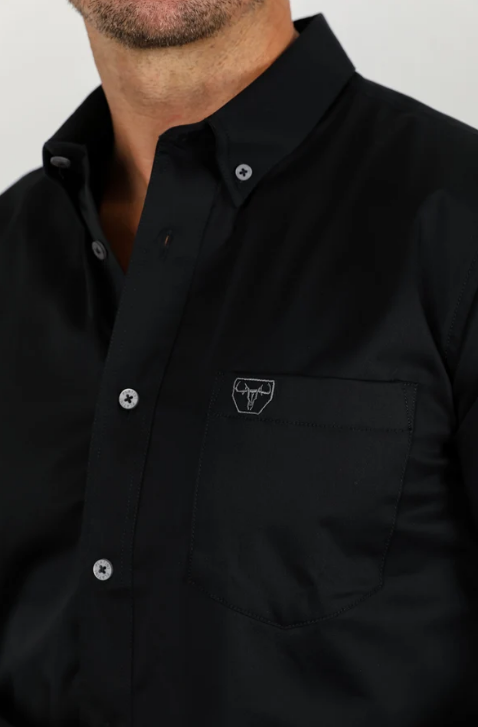 Platini Modern Fit Stretch Long Sleeve Dress Shirt
