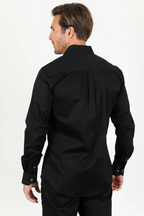 Platini Modern Fit Stretch Long Sleeve Dress Shirt