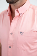 Platini Modern Fit Stretch Short Sleeve Shirt