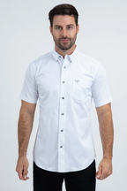 Platini Modern Fit Stretch Short Sleeve Shirt