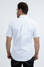 Platini Modern Fit Stretch Short Sleeve Shirt