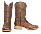 Monroe Ostrich Exotic Square Toe Cowboy Boot