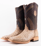 Monroe Ostrich Exotic Square Toe Cowboy Boot