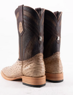 Monroe Ostrich Exotic Square Toe Cowboy Boot