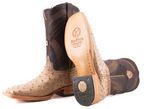 Monroe Ostrich Exotic Square Toe Cowboy Boot