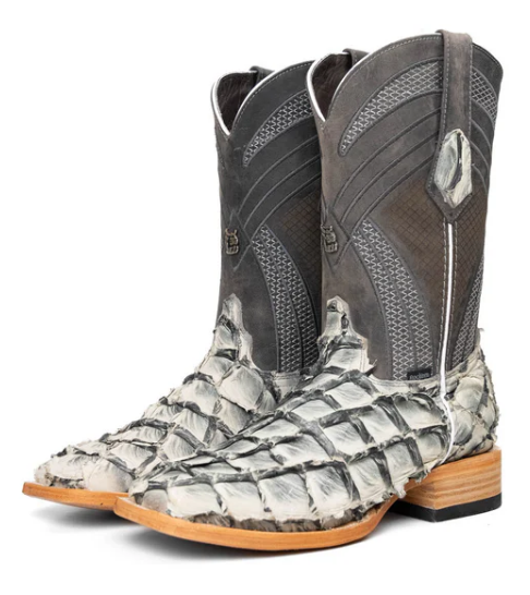 Monroe Pirarucu Exotic Square Toe Cowboy Boot