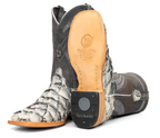 Monroe Pirarucu Exotic Square Toe Cowboy Boot
