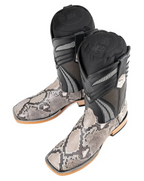 Monroe Python Belly Exotic Square Toe Cowboy Boot
