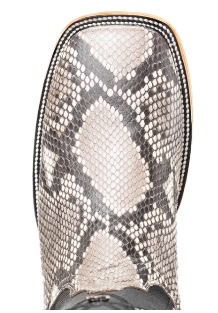 Monroe Python Belly Exotic Square Toe Cowboy Boot