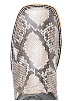 Monroe Python Belly Exotic Square Toe Cowboy Boot