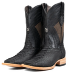 Monroe Python Exotic Square Toe Cowboy Boot Matte