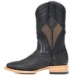 Monroe Python Exotic Square Toe Cowboy Boot Matte