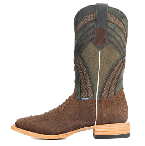 Monroe Python Exotic Square Cowboy Boot