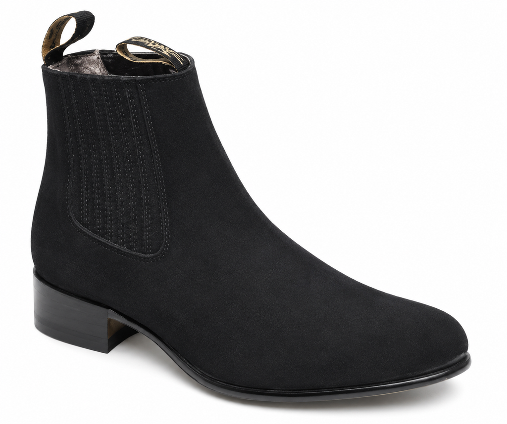 Nobuck Oval Ankle Boot