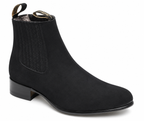 Nobuck Oval Ankle Boot
