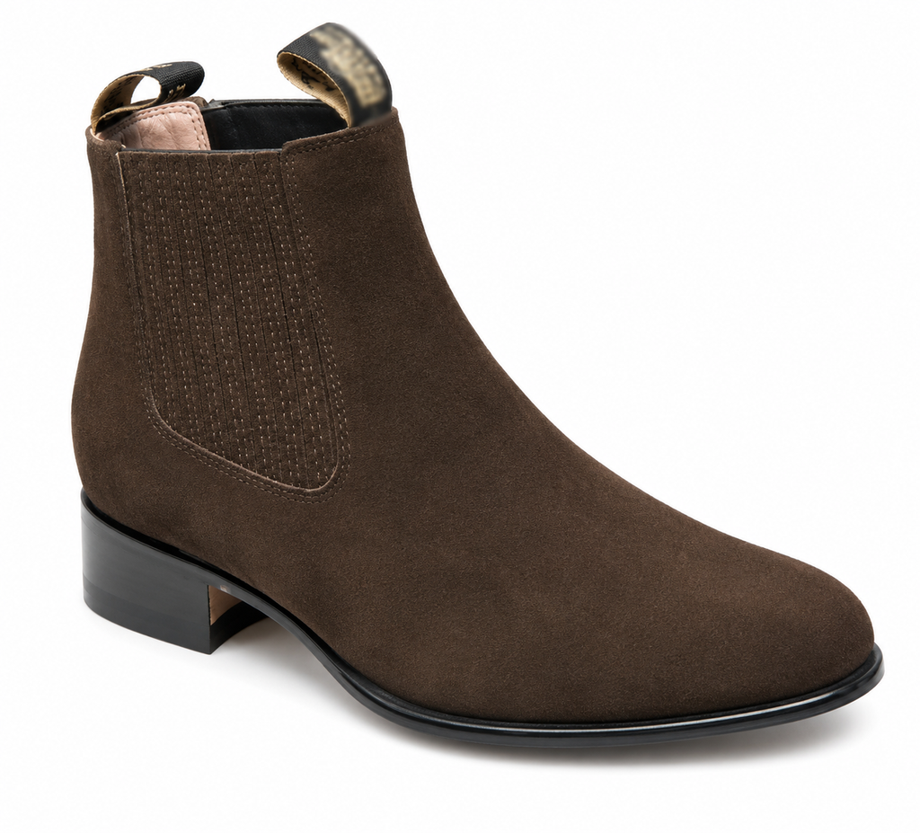 Nobuck Oval Ankle Boot
