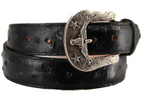 Ostrich Ranch Cowboy Belt