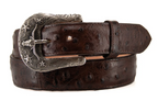 Ostrich Ranch Cowboy Belt