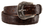 Ostrich Ranch Cowboy Belt