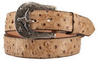 Ostrich Ranch Cowboy Belt