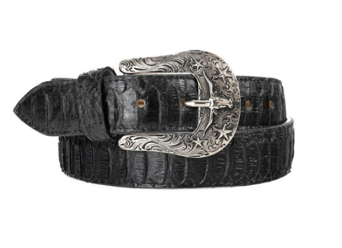 Python Longhorn X Buckle Cowboy Belt