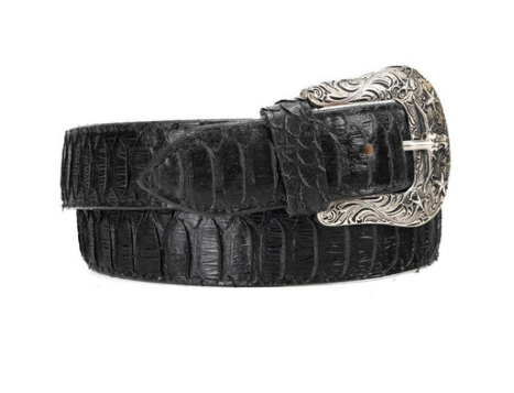 Python Longhorn X Buckle Cowboy Belt