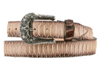 Python Longhorn X Buckle Cowboy Belt