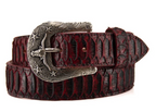 Python Longhorn X Buckle Cowboy Belt