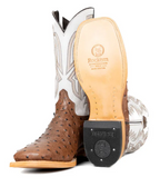 Renegate Ostrich Square Toe Cowboy Boot