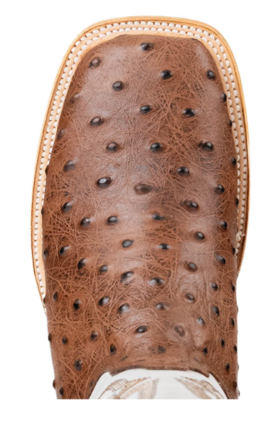 Renegate Ostrich Square Toe Cowboy Boot