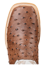 Renegate Ostrich Square Toe Cowboy Boot
