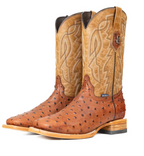 Renegate Ostrich Square Toe Cowboy Boot