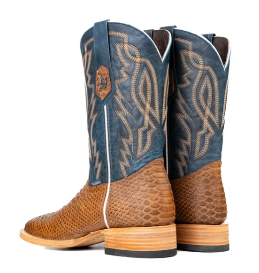 Renegate Python Square Toe Cowboy Boot