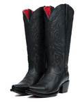 Sally Midi Red Bottom Wide Calf Snip Toe Cowgirl Boot